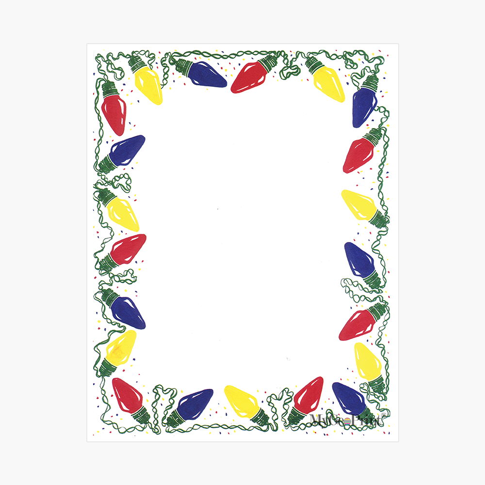 Christmas Lights 2 Letterhead - TheRoyalStore