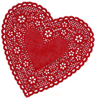 Valentine Paper Doilies by Royal Lace