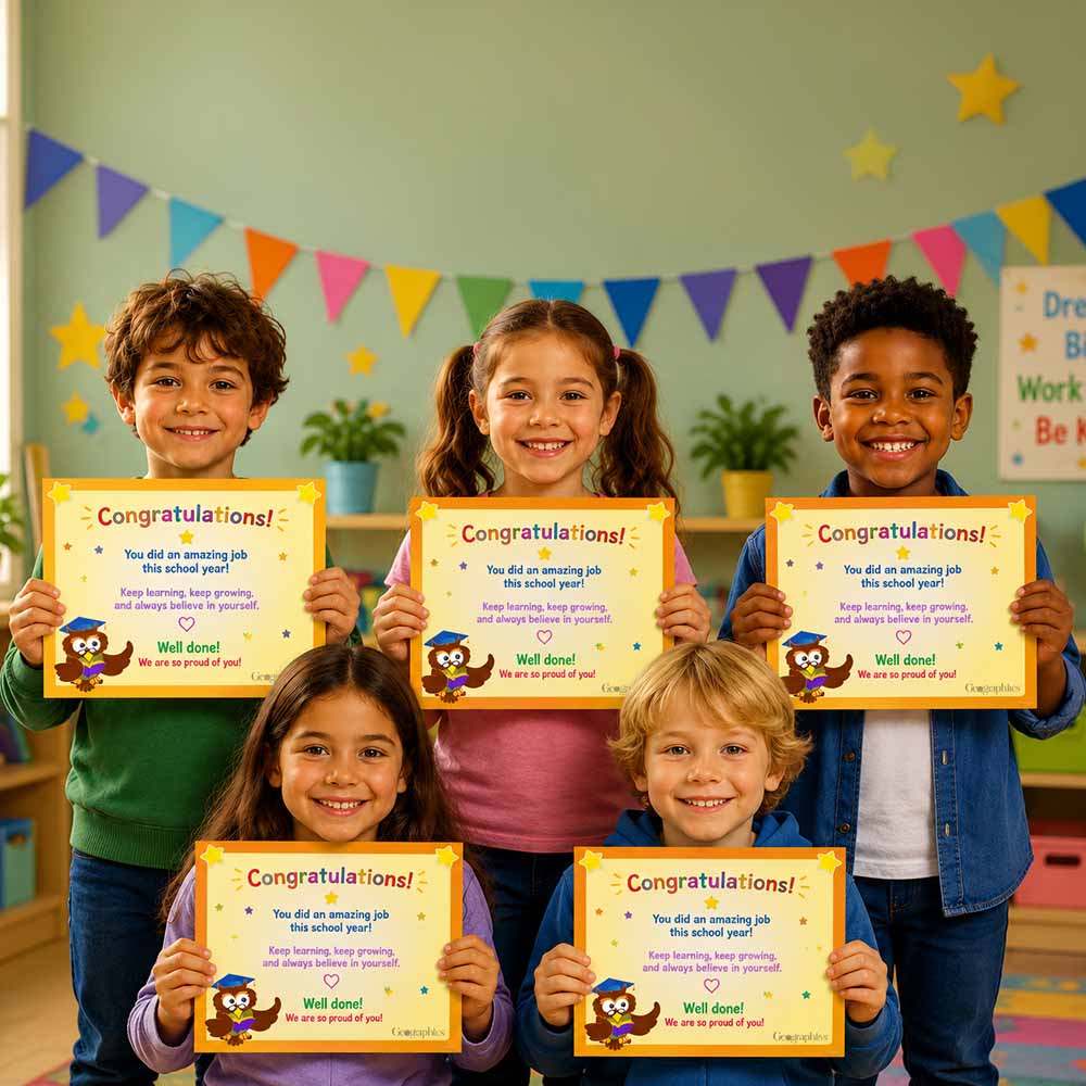 School Certificates the royal store kid diploma school Wise Owl (1)