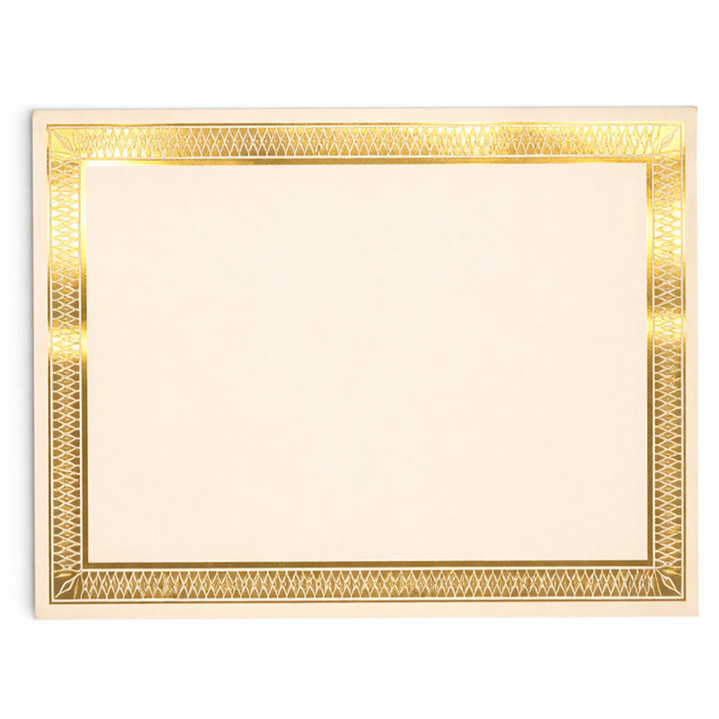 Traditional Gold Foil Certificates
