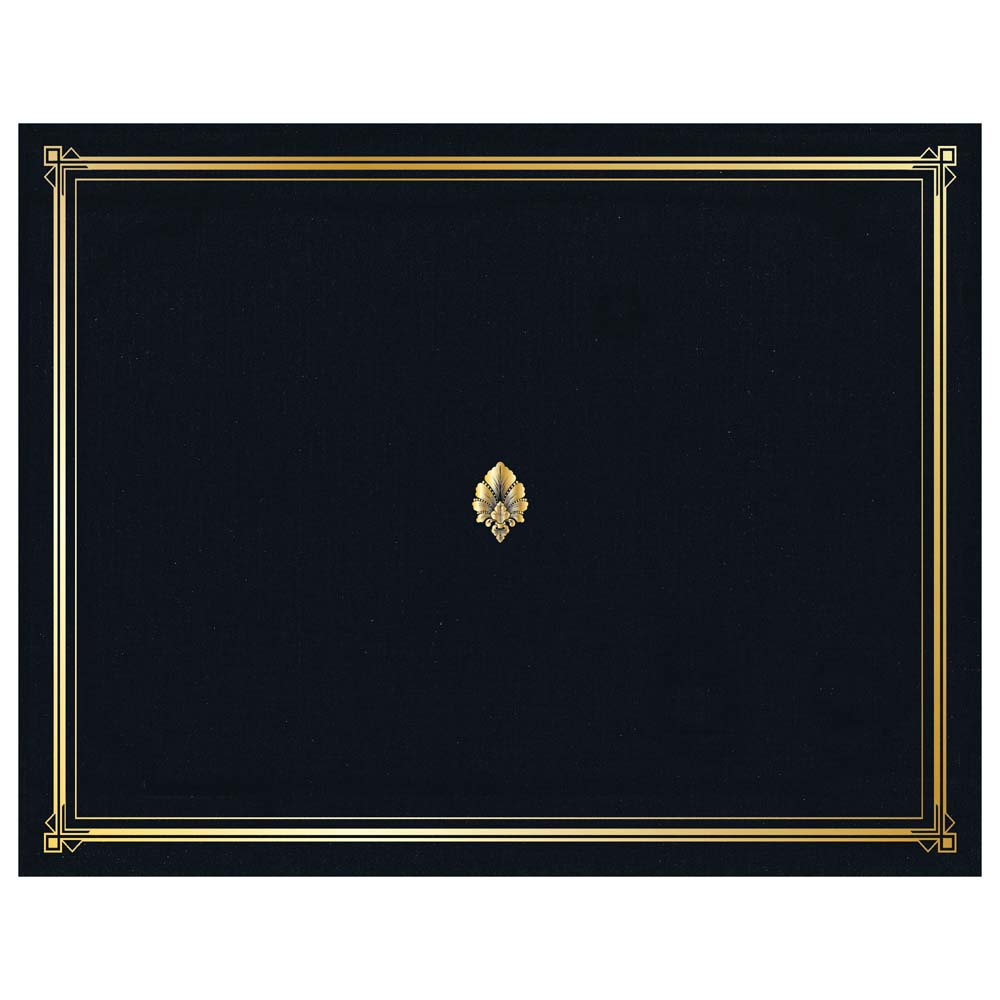 Classic Linen Black Certificate Holders Gold Foil 45331 TRS (3)