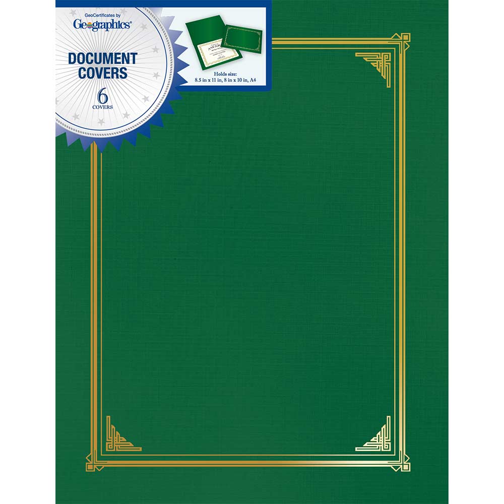 Classic Linen Green Certificate Holders 47399 (2)