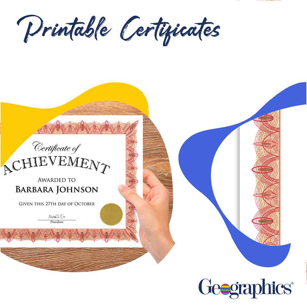 Classic Red Award Certificates with Gold Foil Seals 39086 (3)