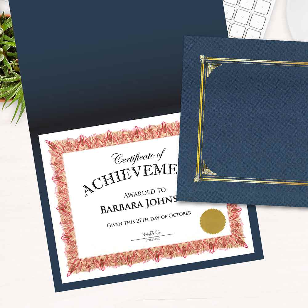 Classic Red Award Certificates with Gold Foil Seals 39086 (5)