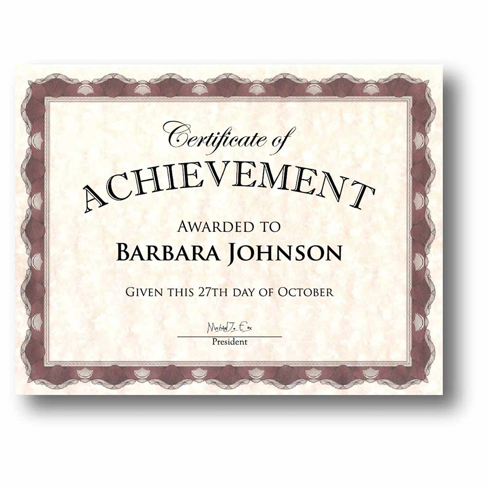 Crown Red Award Certificates 45327 (2)