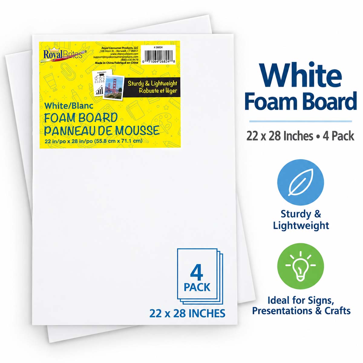 Foam Board White 26824 1 Foam Board White 26824 1