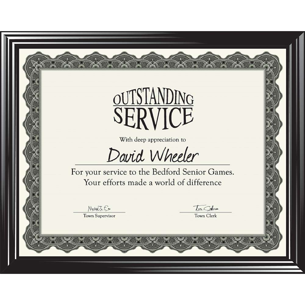 Geographics Black Certificate Frames Chipboard 48892 (2)