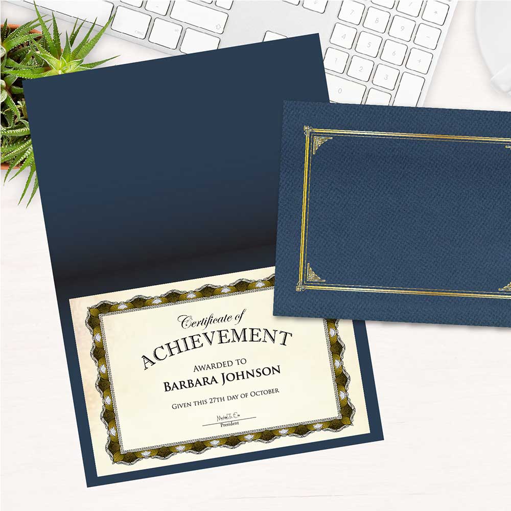 Geographics Crown Gold 2 UP Award Certificates 48767 (3)