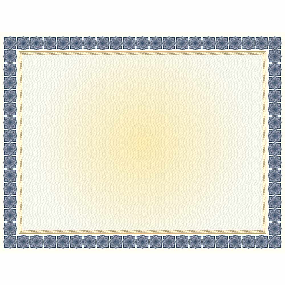 Geographics Kensington Blue Award Certificates Gold Foil 48673 (2)