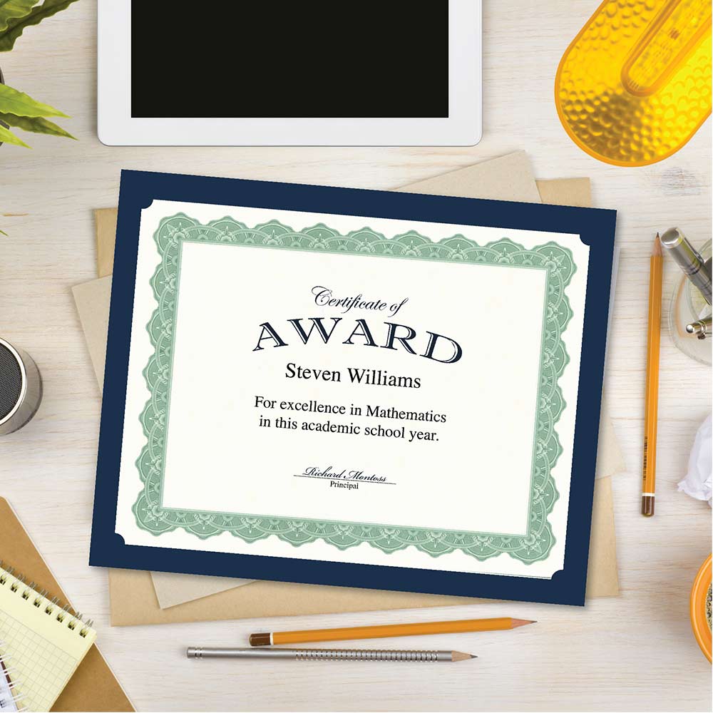 Geographics Smooth Navy Certificate Holders 47835 (8)