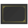 Gray Metallic Classic Certificate Covers Gold Foil Geographics 47400