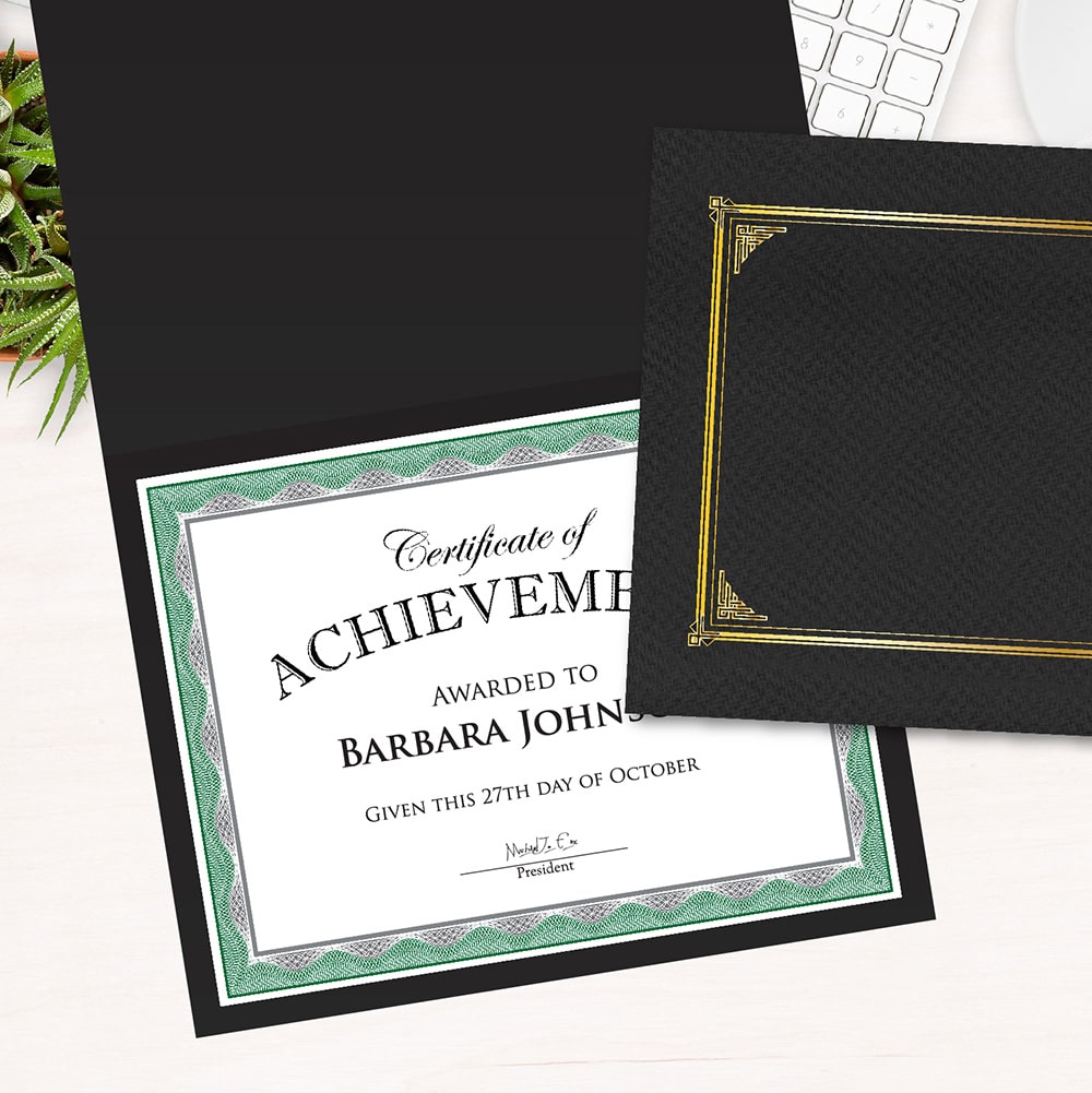 Green Award Certificates Silver Foil 48763 (6)