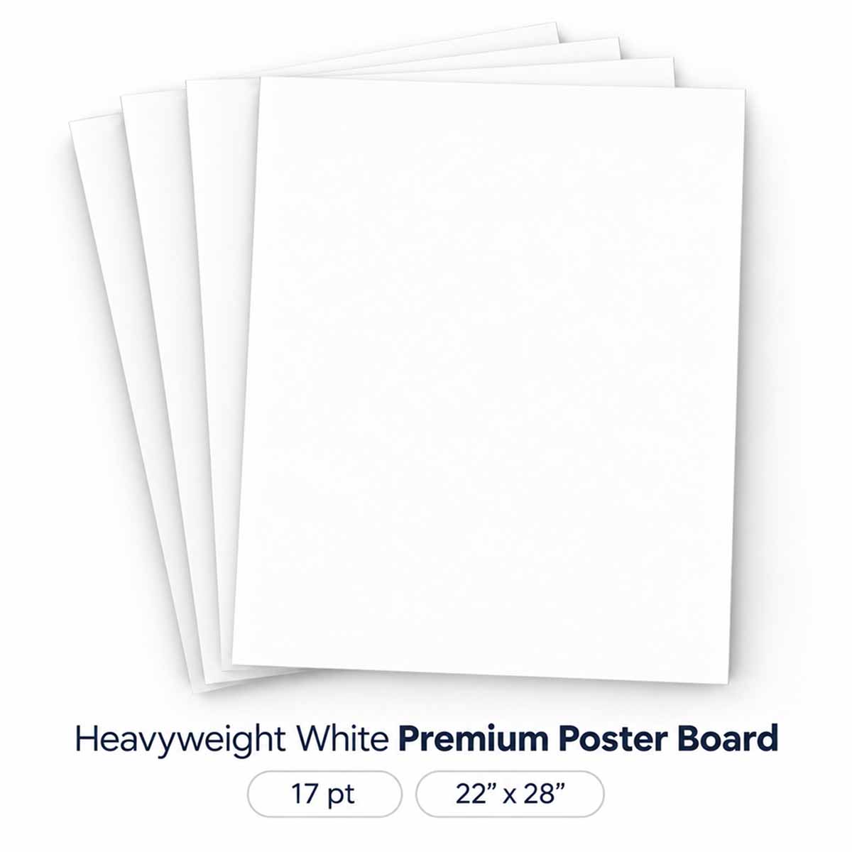 Heavyweight White Premium Poster Board 17 pt 27104R (6) Heavyweight White Premium Poster Board 17 pt 27104R (6)