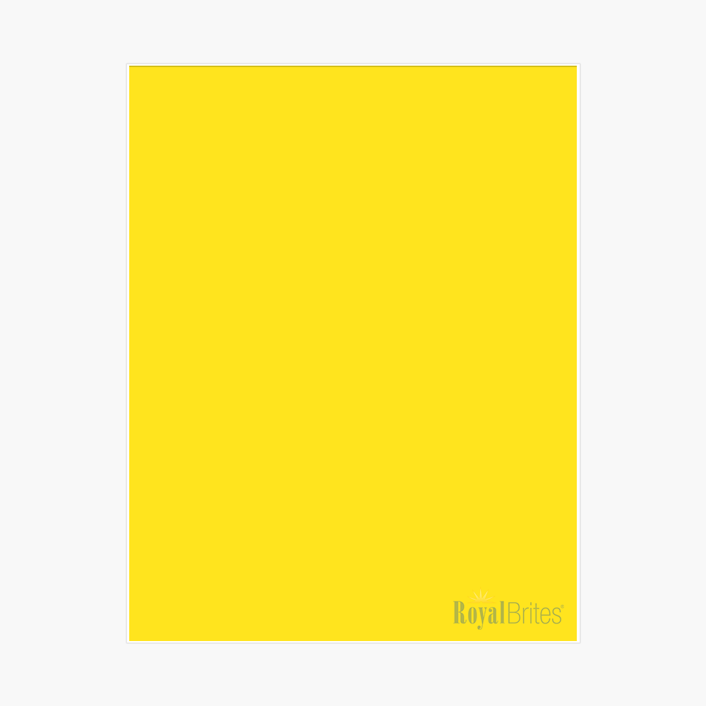 Neon Canary Poster Board Royal Brites