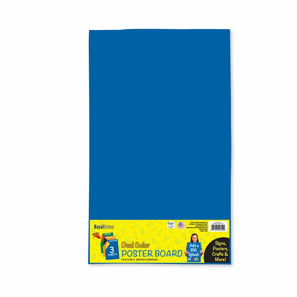 Primary Assorted Poster Board Two Cool® Colors 25319 (2)