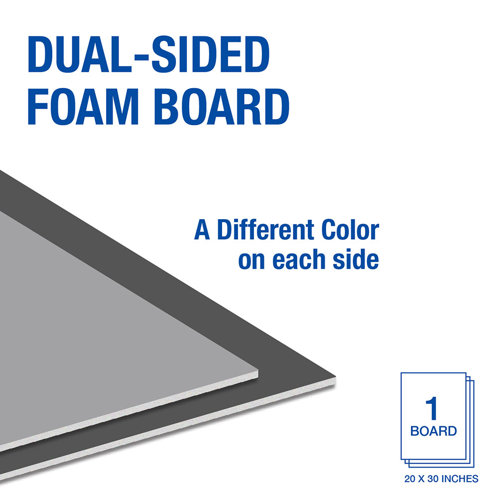 Royal Brites Foam Board Gray Charcoal Two Cool Colors 27142 (1)