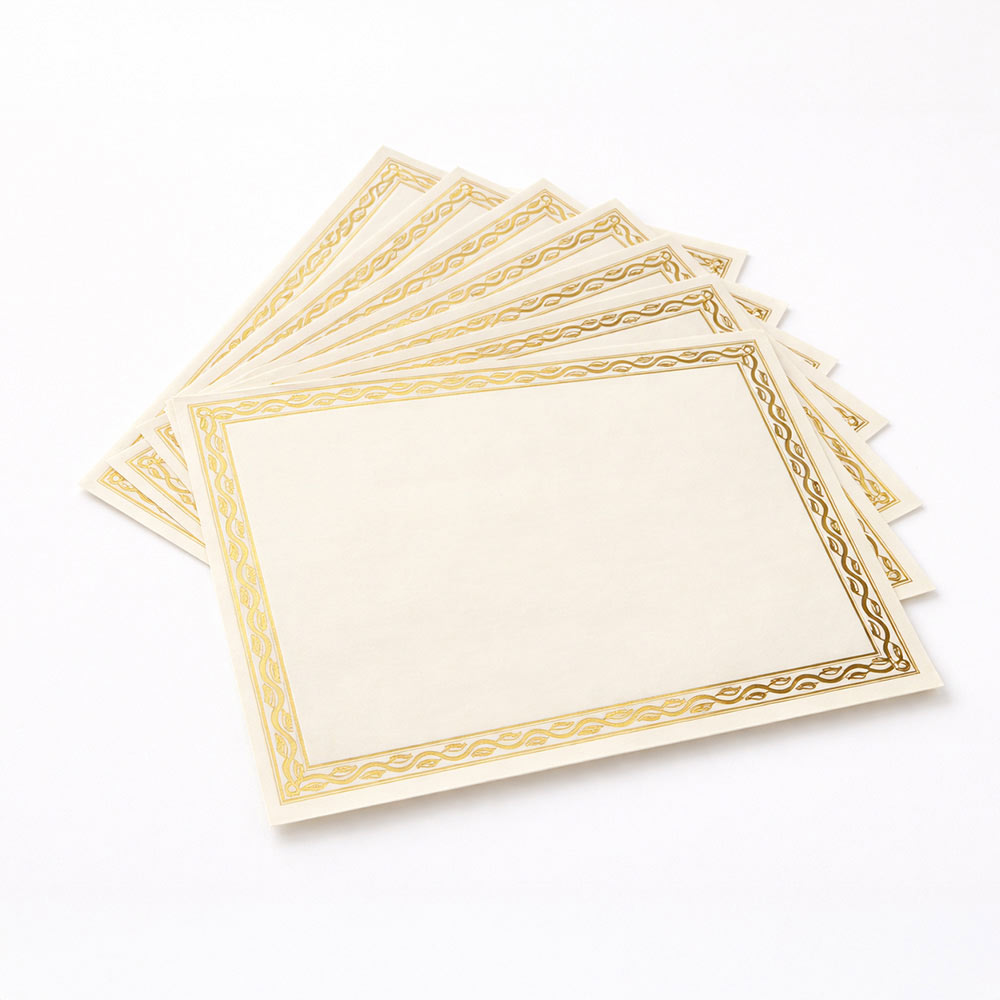 Serpentine Gold Foil Certificates 44407 (3)