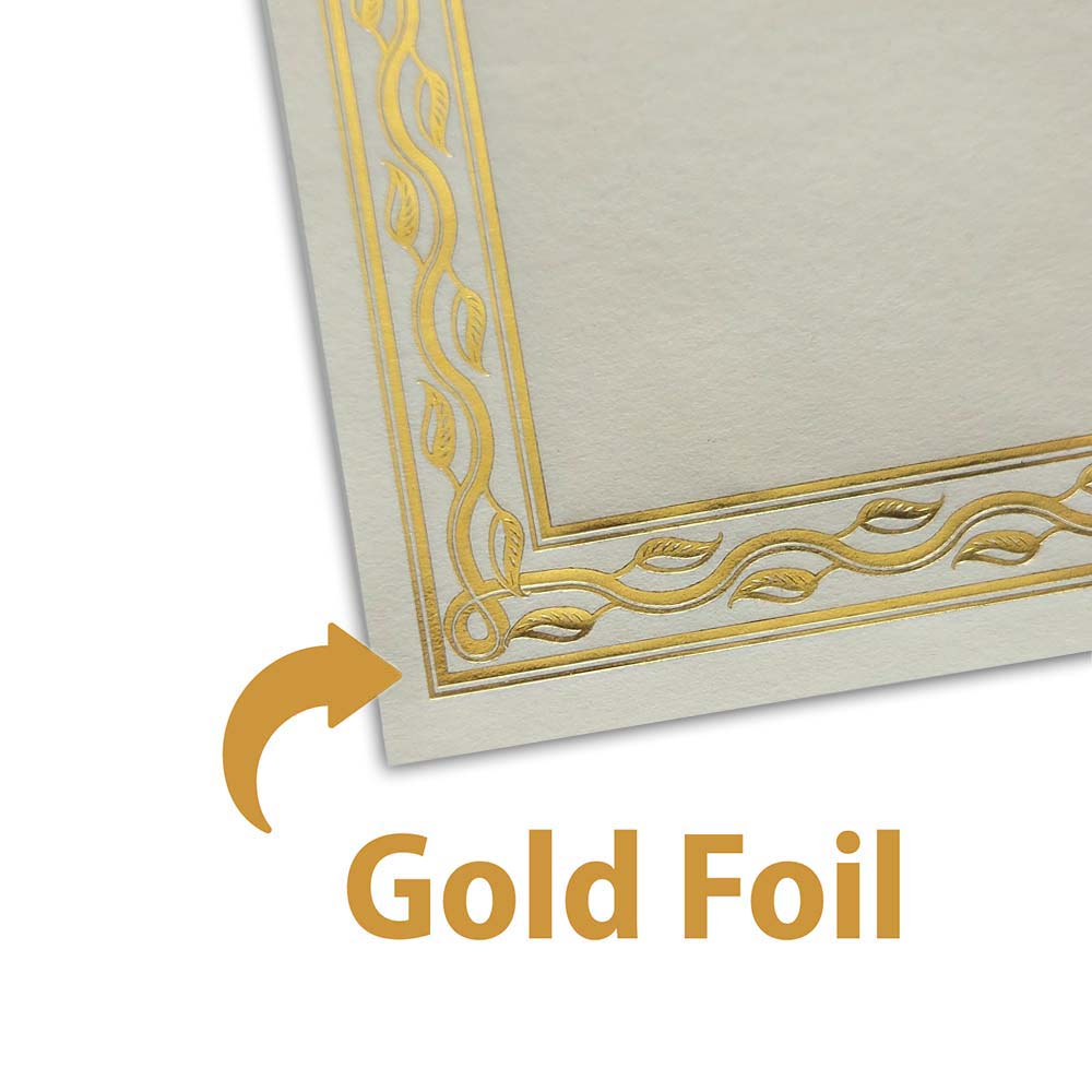 Serpentine Gold Foil Certificates 44407 (5)
