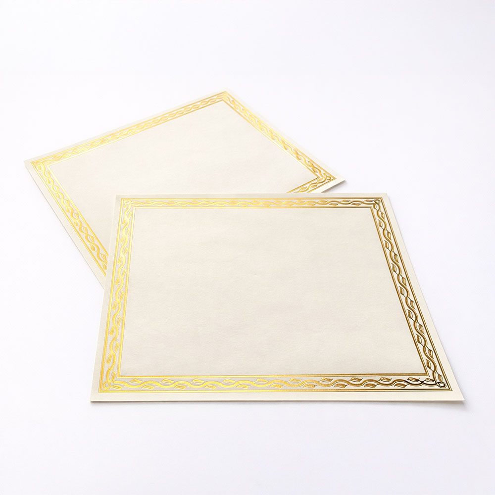 Serpentine Gold Foil Certificates 44407 (7)