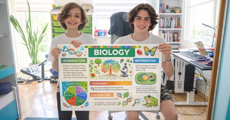 science fair kids project board