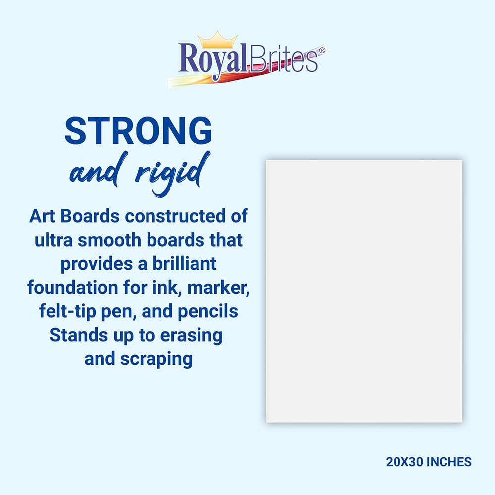 White Illustration Project Board 20x30 by Royal Brites
