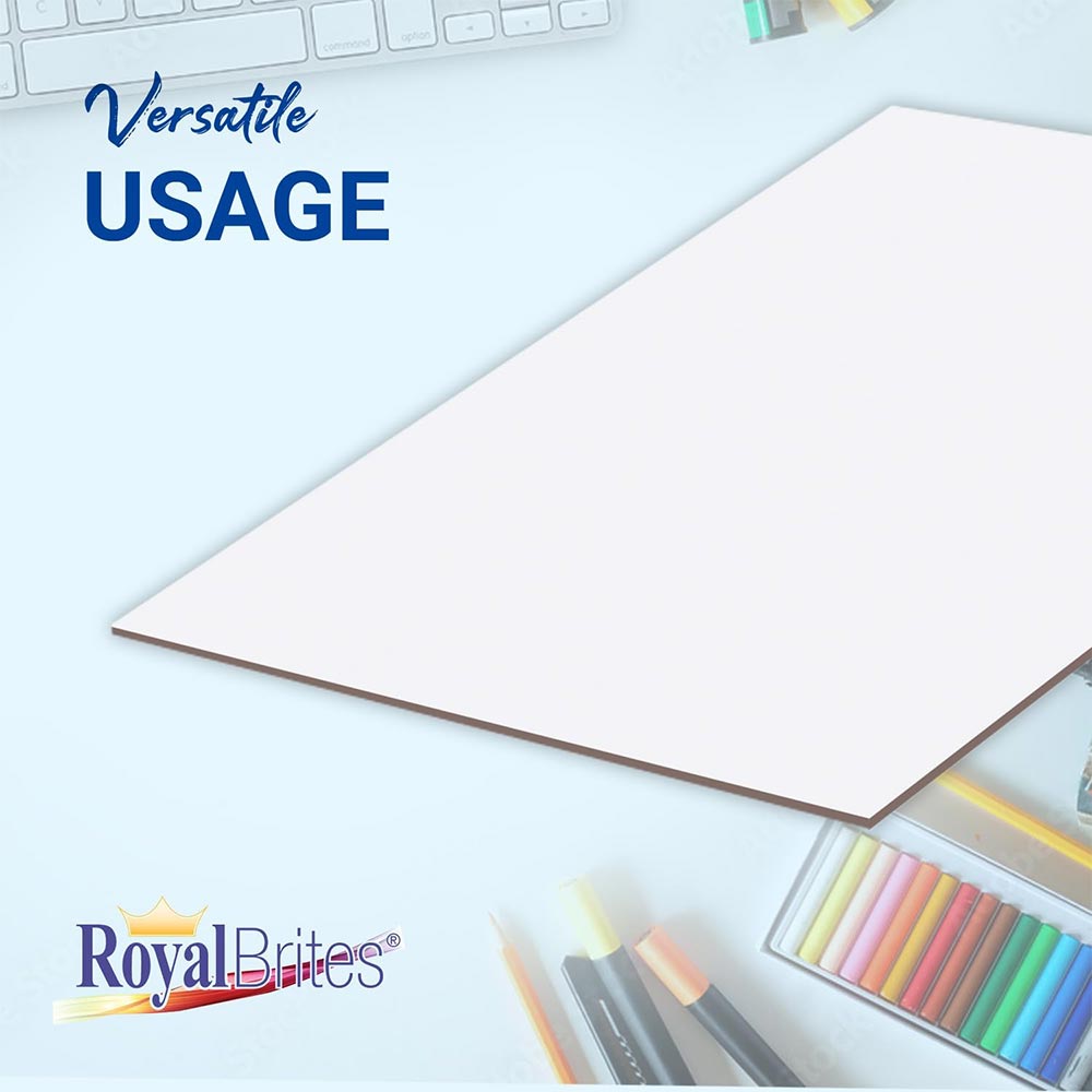 White Illustration Project Board with smooth bright white surface