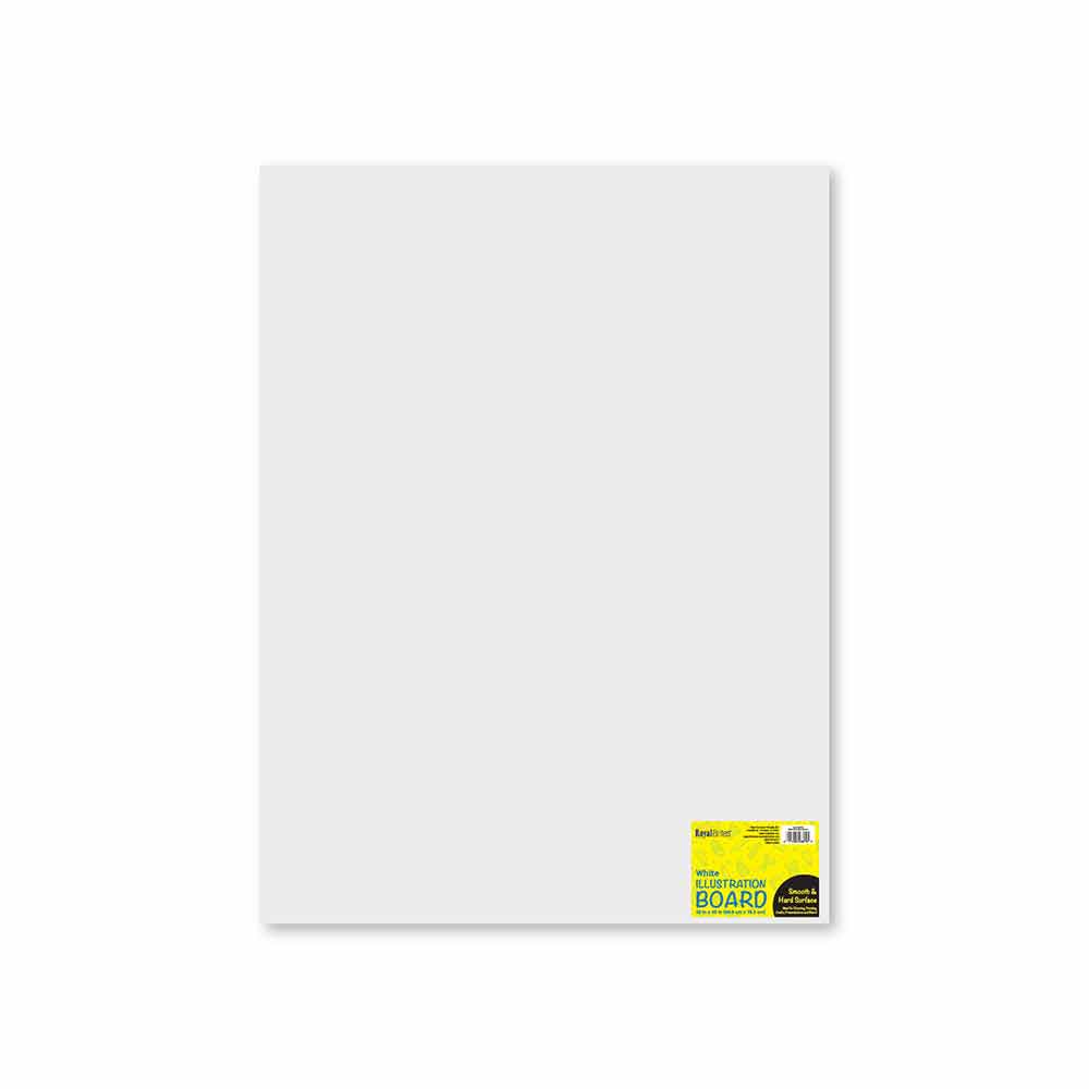 Two sided white surface suitable for presentations