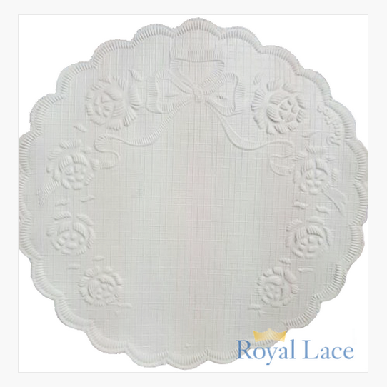5 in Rose Embossed Paper Doilies Royal Lace 1000 75178