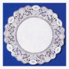 5 in White Normandy Lace Paper Doilies Royal Lace 75097