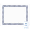 Blank Parchment Award Certificate Paper 8 5 x 11 Elegant Blue Border Design 20008 (11)