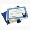 Blue Spiral Certificate Kit Geographics 47404