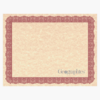 Braided Red Parchment Certificates Geographics 47848