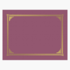 Burgundy Certificate Covers Classic Linen Gold Foil Geographics 45333