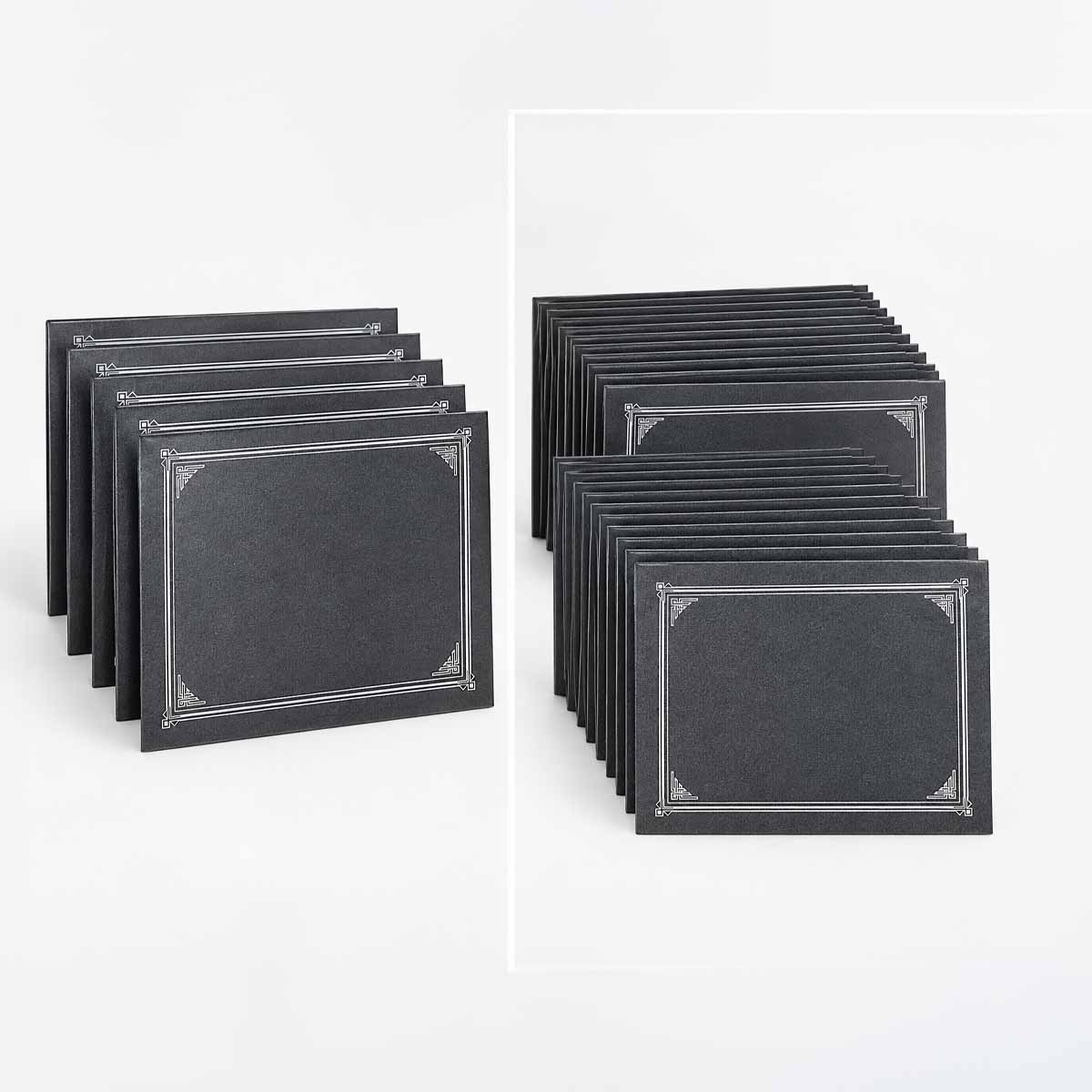 Classic Gray Metallic Pearlized Certificate Holders (3)
