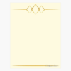 Diamond Monogram Letterhead Gold Foil Geographics 49827