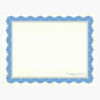 Drama Blue Parchment Certificates Silver Foil Geographics 47849