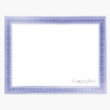 Flourish Certificates Blue Foil Geographics 48936