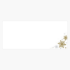 Frost Gold and Silver Foil Christmas Envelopes No 10 Geographics 49456