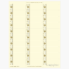 Frost Ivory Christmas Mailing Labels Silver Gold Foil Geographics 48759W