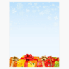 Gifts under the Tree Christmas Letterhead Gold Foil Geographics 47899W