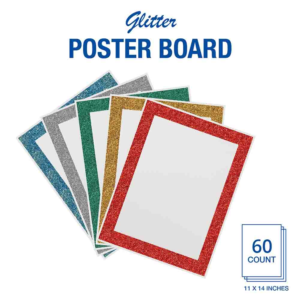 Gold Glitter Paper Poster Board Glitter Cardstock Paper - Paperboard