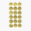 Symbols Gold Foil Embossed Certificate Seals, 1.25"