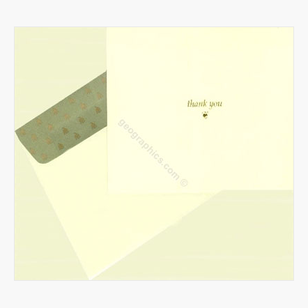 Gold Leaf Thank You Cards Geographics 45918