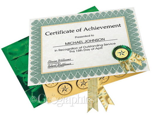 Helical Printable Certificates Kit 47405 Case Geographics Helical Printable Certificates Kit 47405 Case Geographics