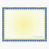 Kensington Blue Award Certificates Gold Foil Geographics 48673
