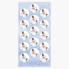 North Pole Snowman Christmas Seals 1.25 Geographics 49751W