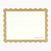 Optima Gold Certificates with Gold Foil Seals Geographics parchment certificates