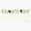 Pinecones Christmas Envelopes No 10 Red Foil Geographics 47917W