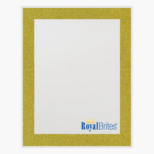 Poster Board Ultra Brite Gold Glitter 22 x 28 Royal Brites 24448