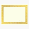 Rome Certificates 65 lb Gold Foil Geographics 47829